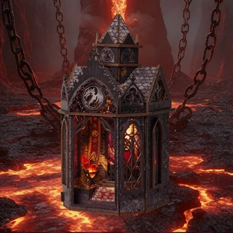 Book Nook Fourth Wing - Spire Of The Wyrm