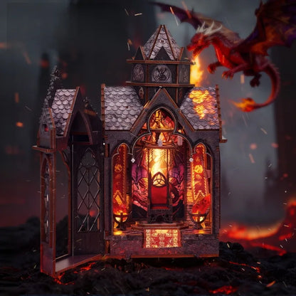 Book Nook Fourth Wing - Spire Of The Wyrm