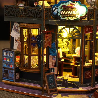Holo Magic City : Ville Magique Cristaux Lumières Maison Miniature