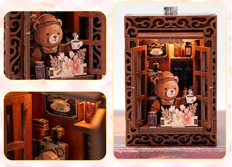 Café chaleureux de l'ourson