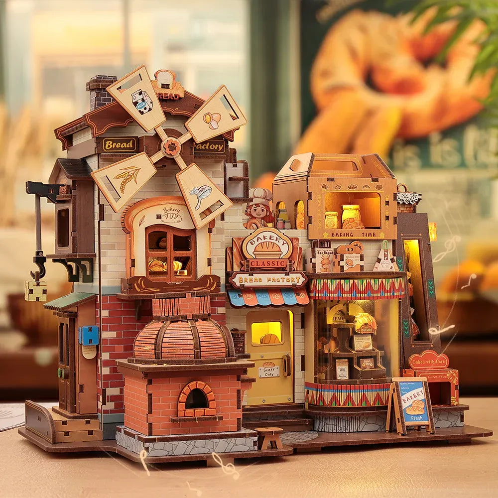 Puzzle 3D en Bois -Bread Factory