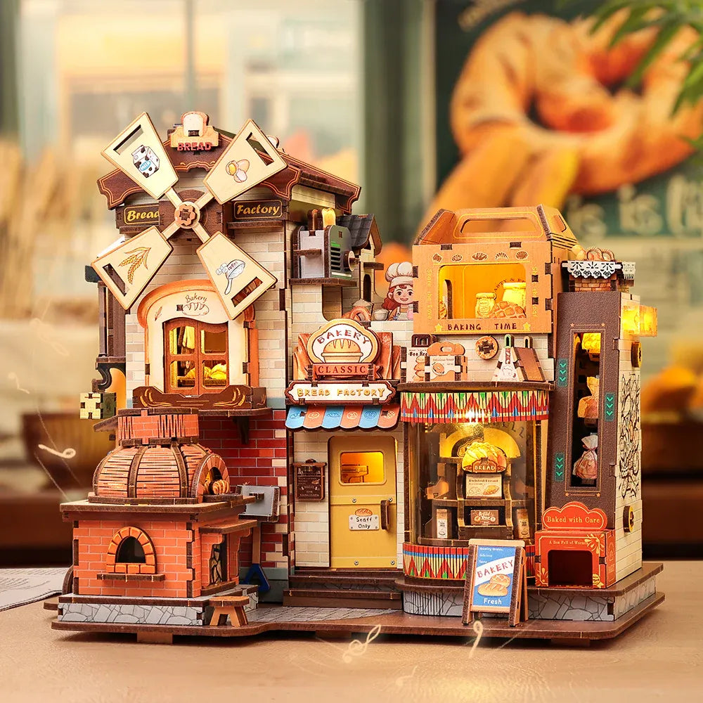 Puzzle 3D en Bois -Bread Factory
