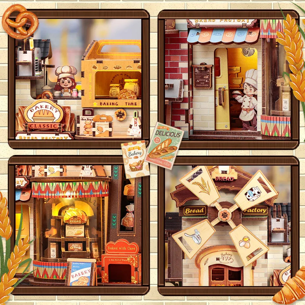 Puzzle 3D en Bois -Bread Factory
