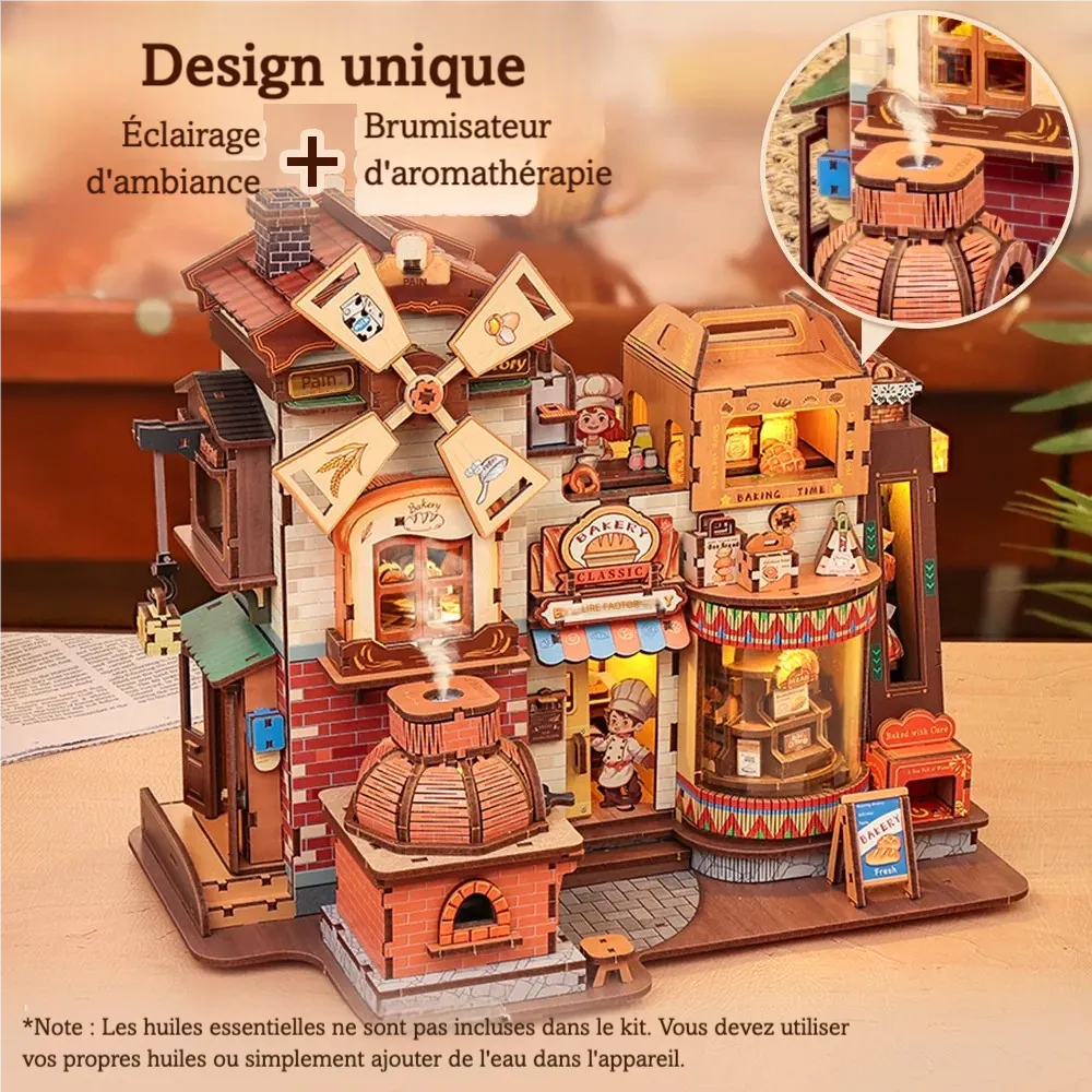 Puzzle 3D en Bois -Bread Factory