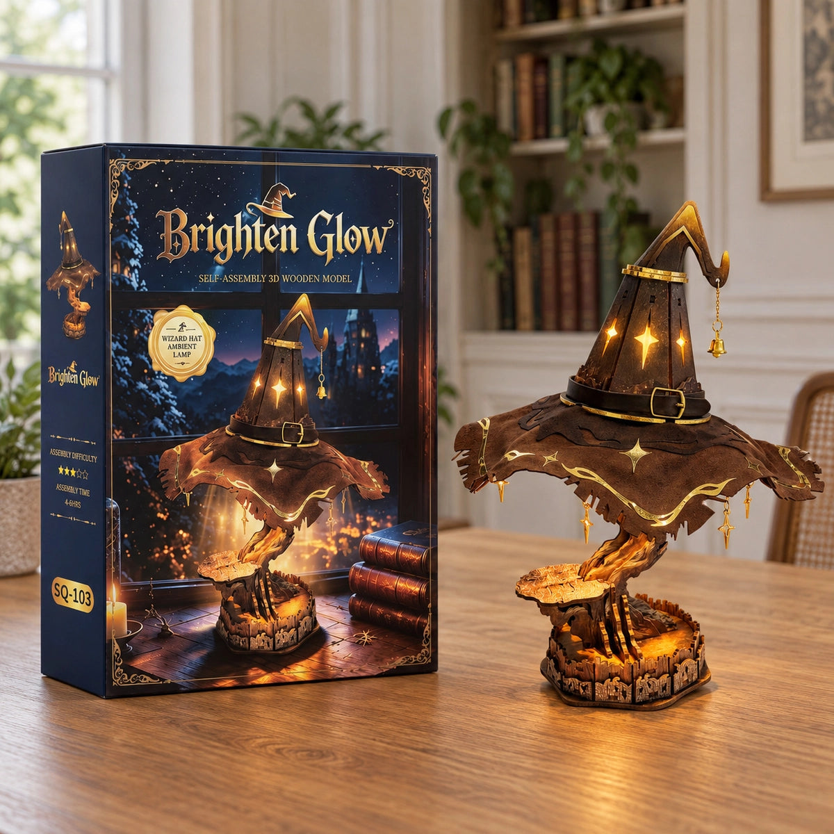 Puzzle 3D en Bois - Brighten Glow
