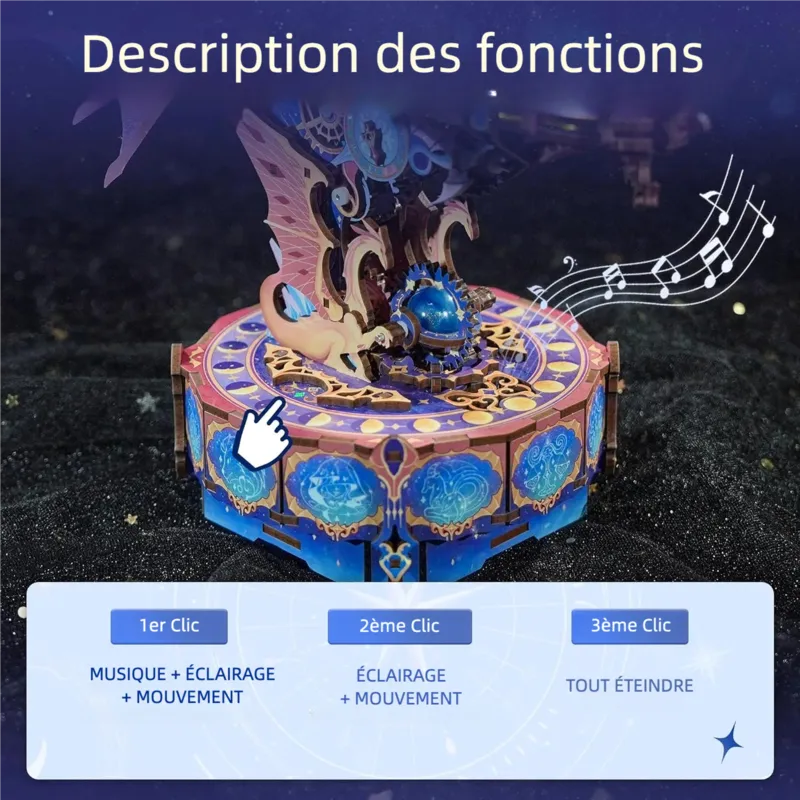 Puzzle 3D en Bois - Magical Galaxy