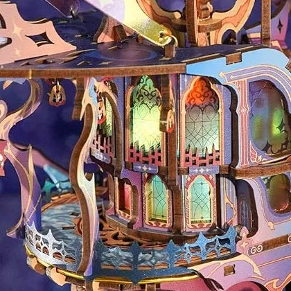 Vitraux féériques illuminés