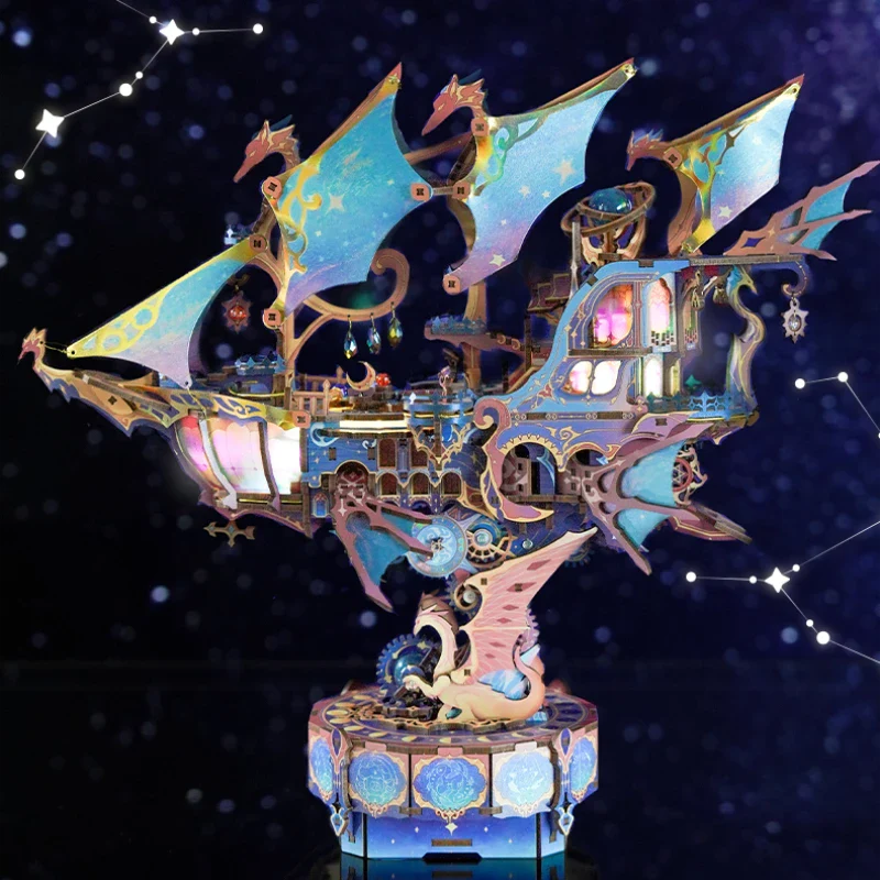 Puzzle 3D en Bois - Magical Galaxy