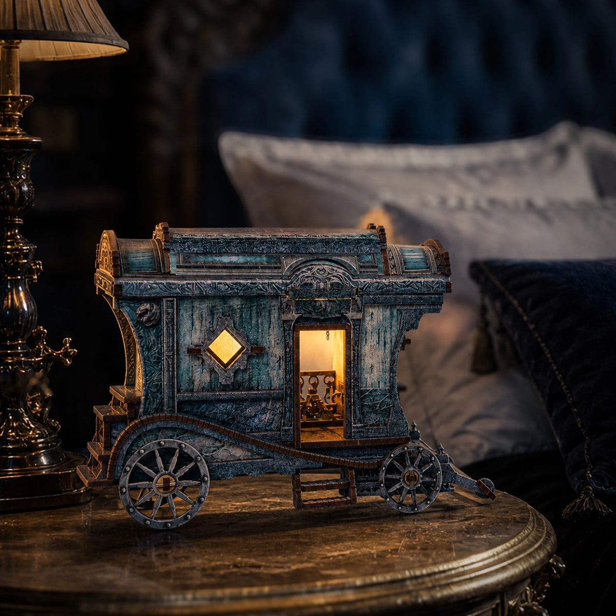 Puzzle 3D en Bois - Onyx Dragon Carriage
