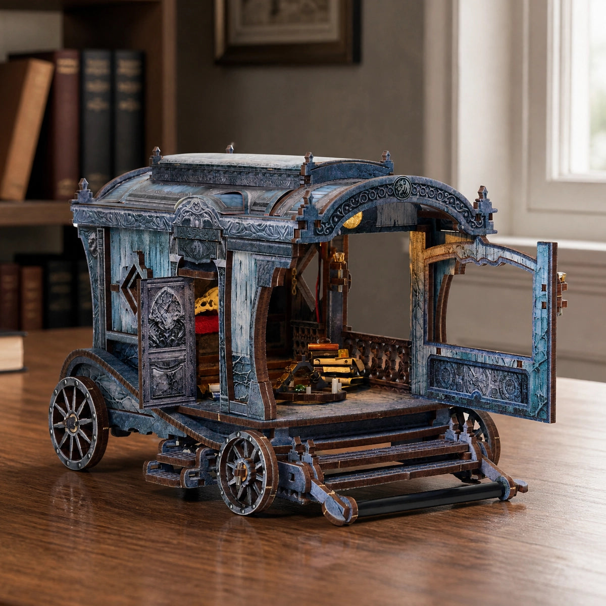 Puzzle 3D en Bois - Onyx Dragon Carriage