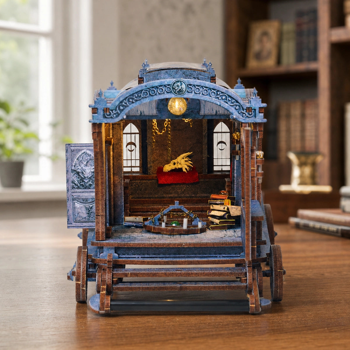 Puzzle 3D en Bois - Onyx Dragon Carriage