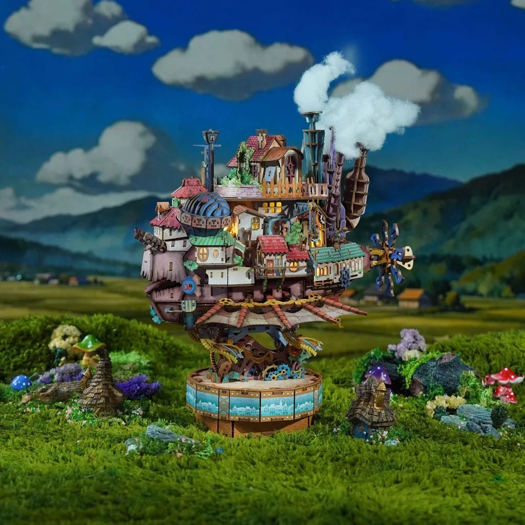 Puzzle 3D en Bois - Walking Castle