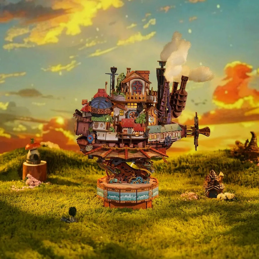 Puzzle 3D en Bois - Walking Castle