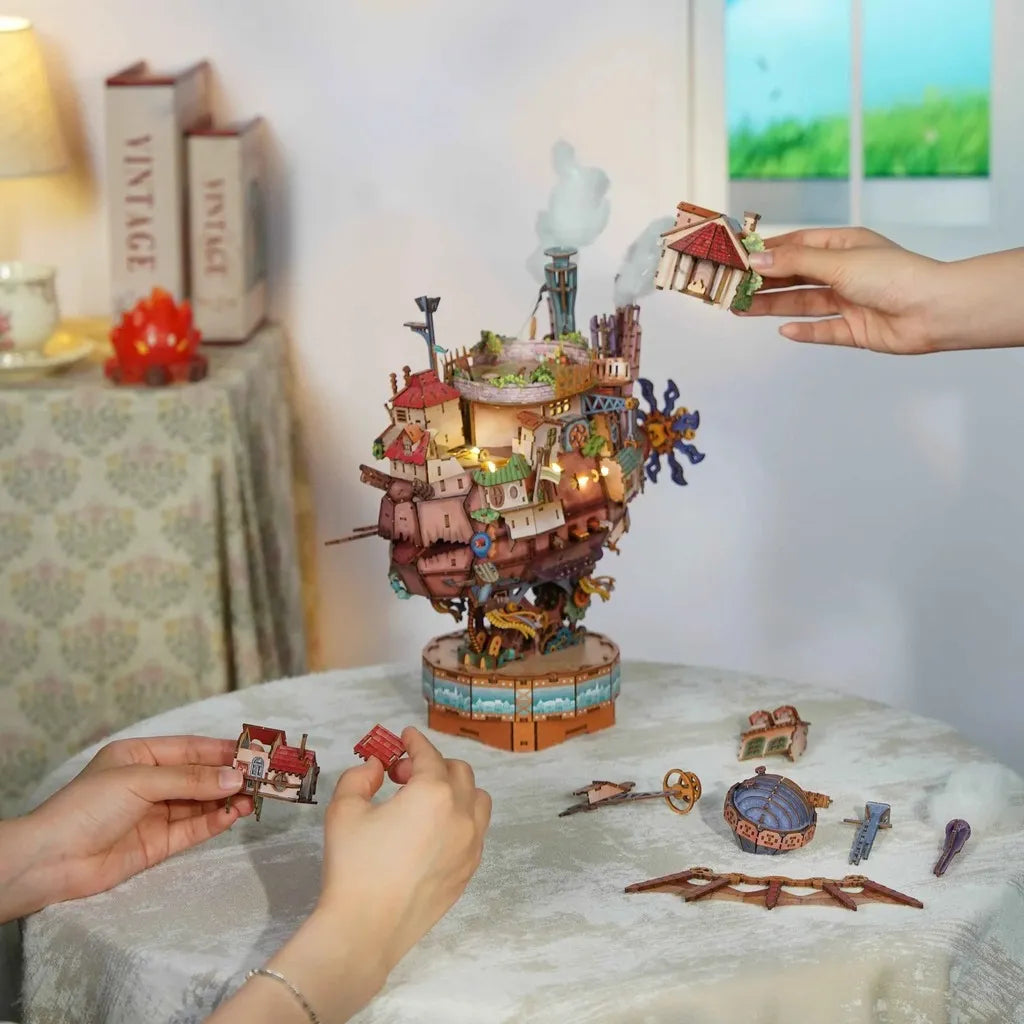 Puzzle 3D en Bois - Walking Castle